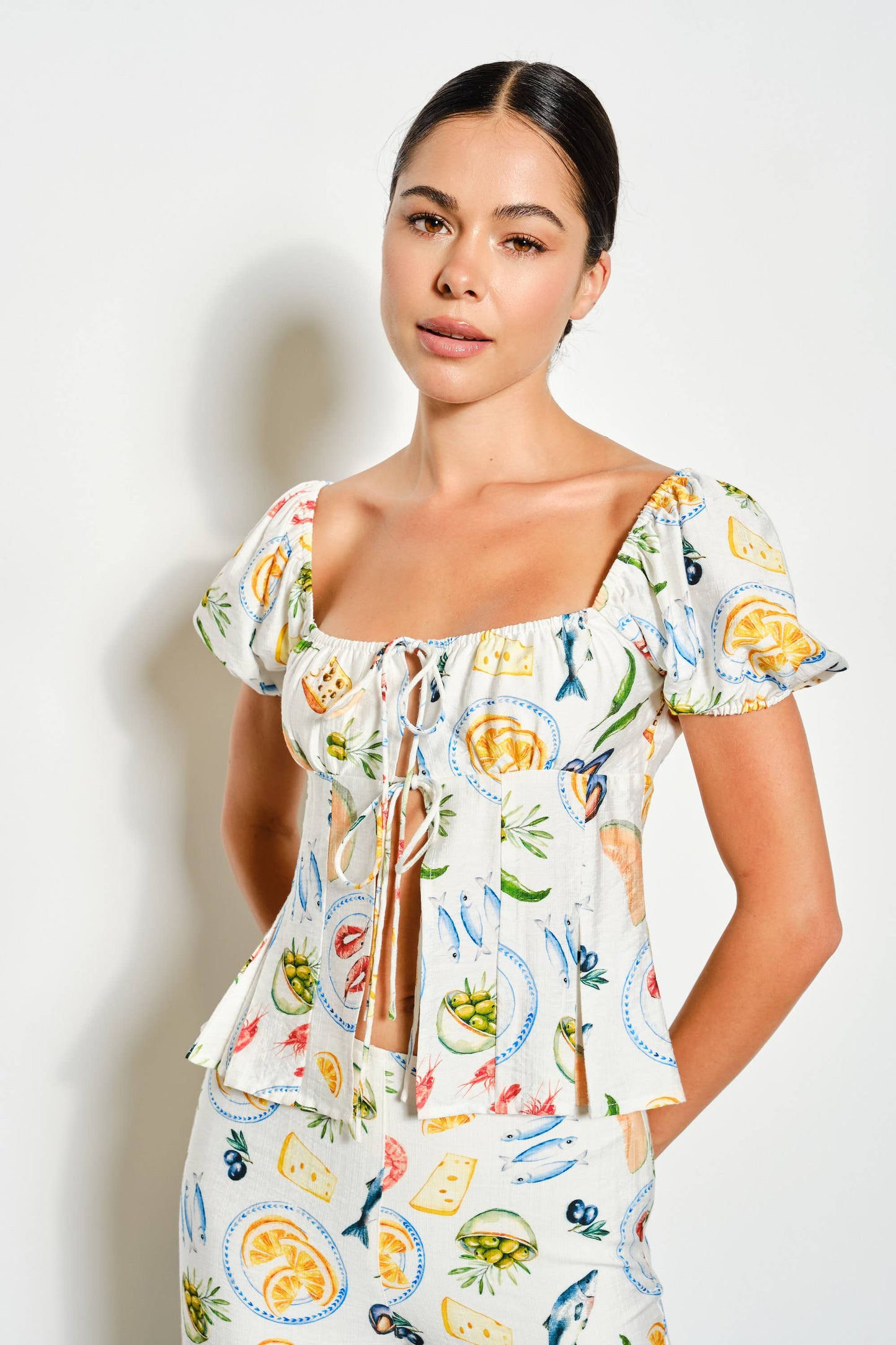 Maddox Picnic Print Top