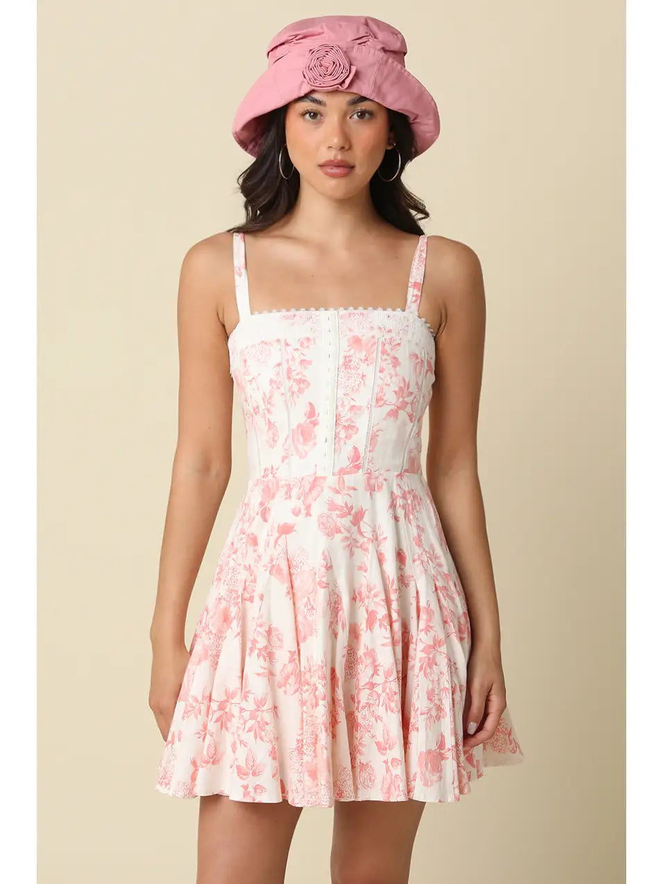 Ella Floral Flare Dress