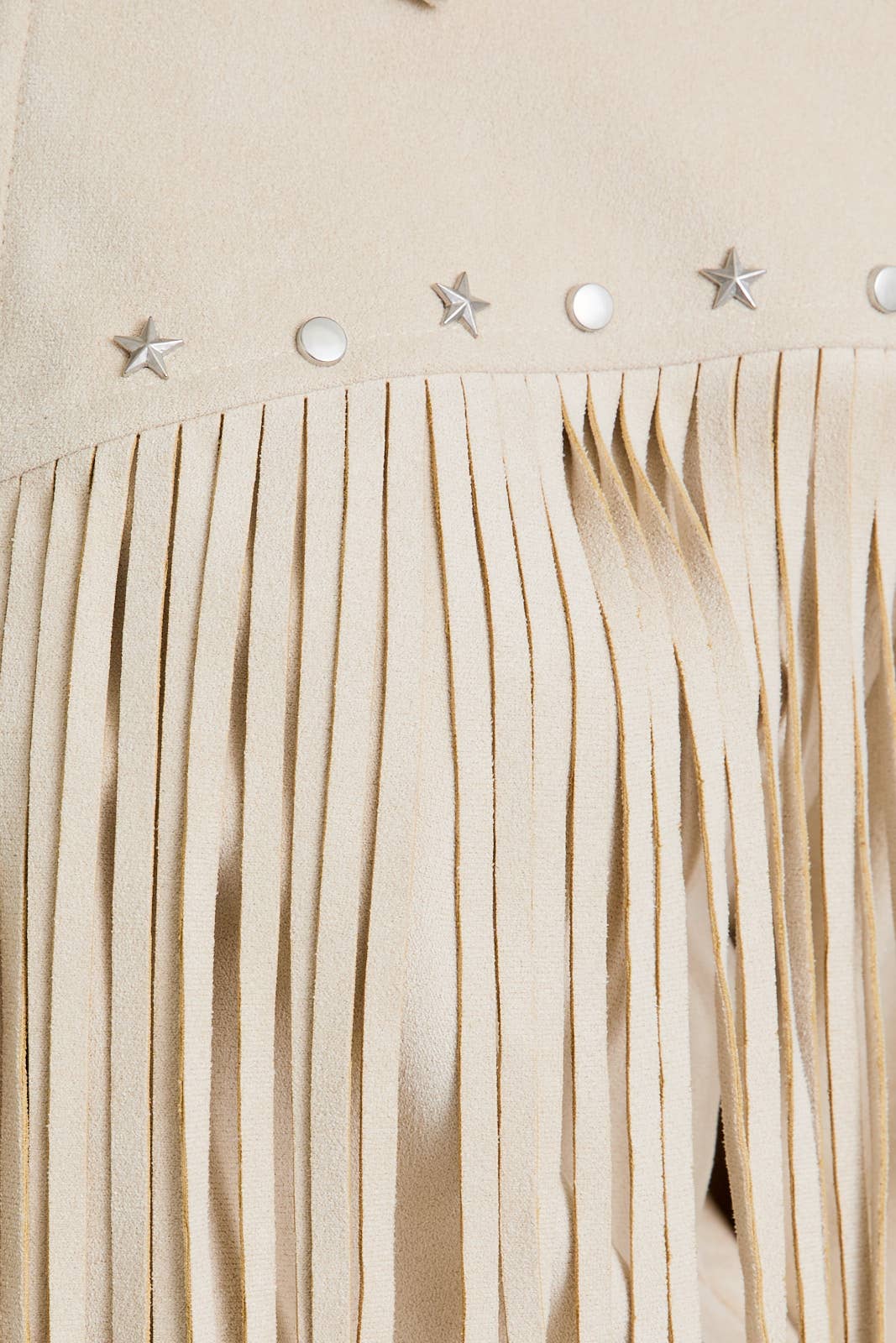 SUEDE JACKET WITH FRINGE