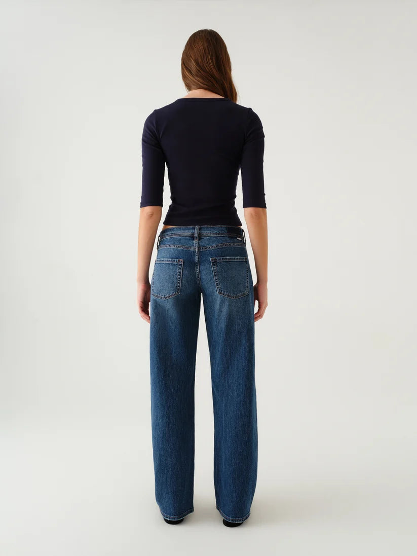 Replay Low Rise V-Waist Soft Barrel in Almost Home