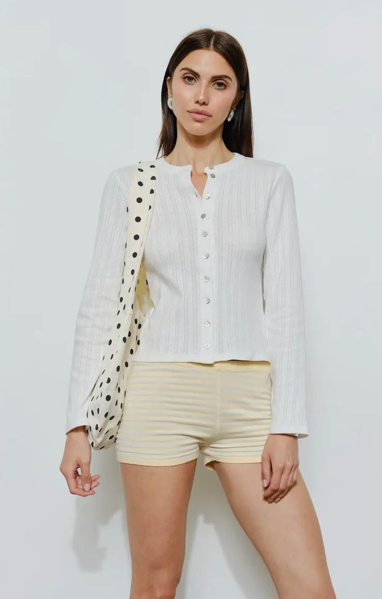 Eloise Striped Knit Shorts