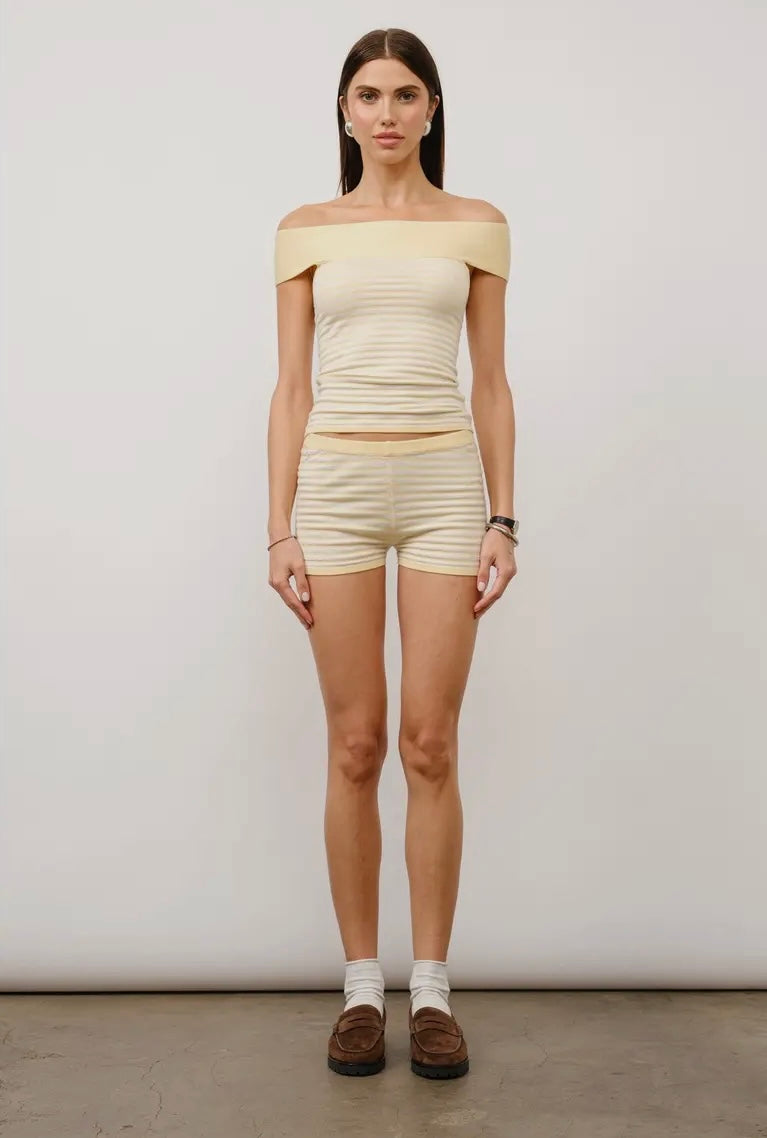 Eloise Striped Knit Top