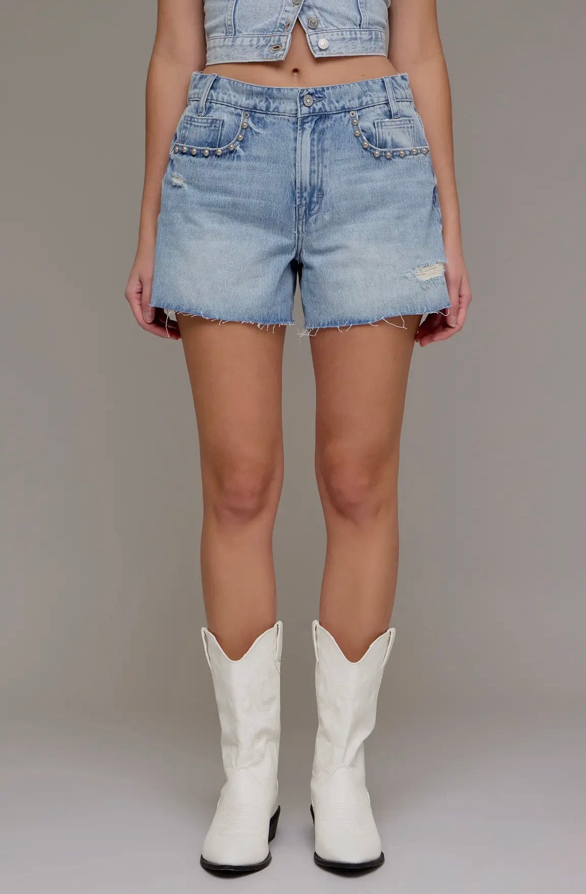 Studded Shorts