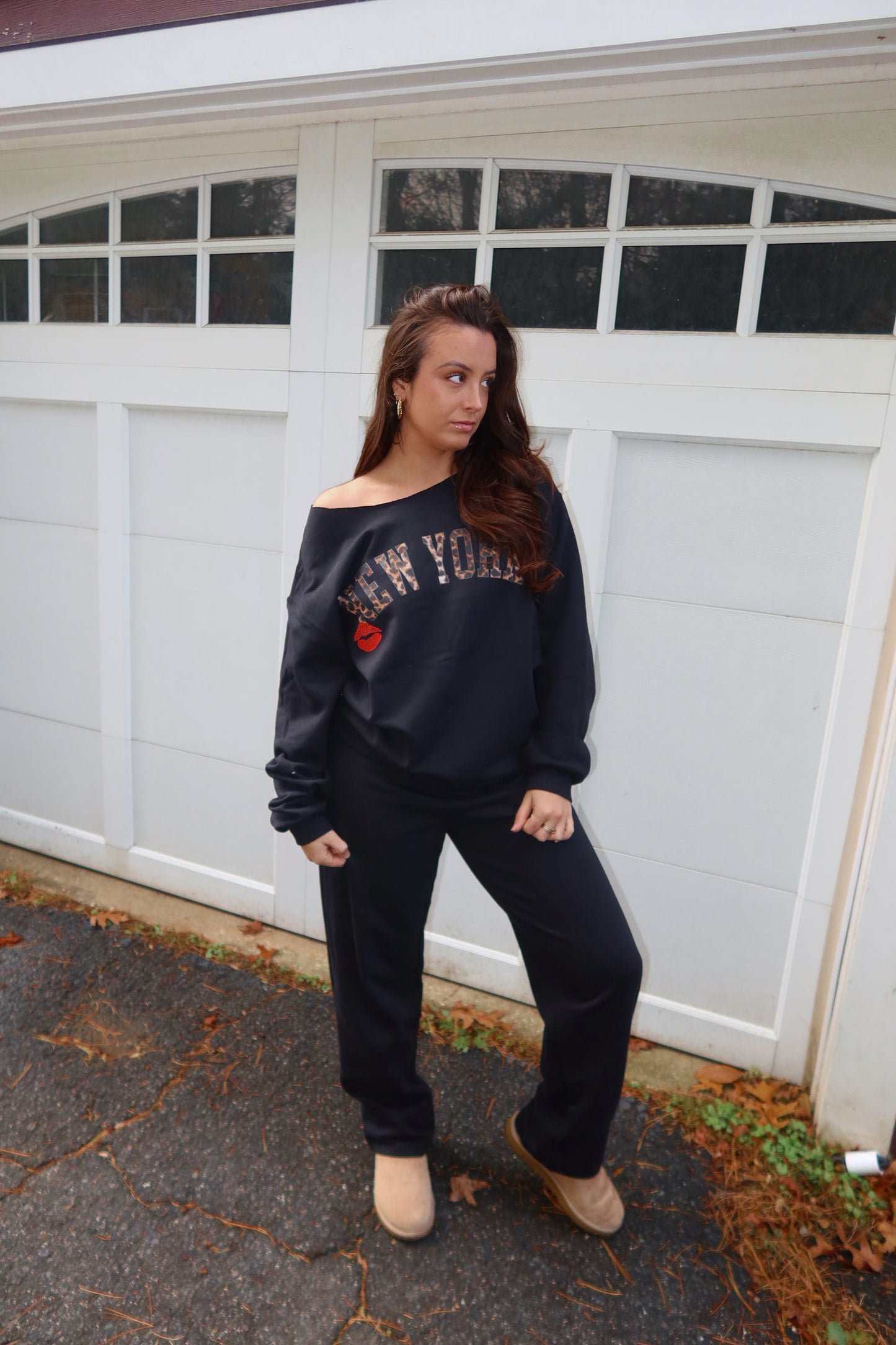 New York Leopard Sweatshirt