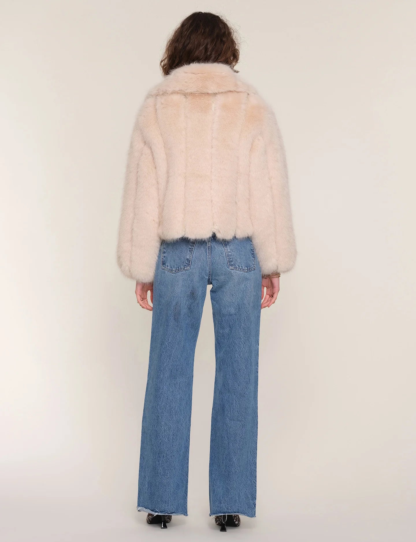 Vanilla Faux Fur Coat