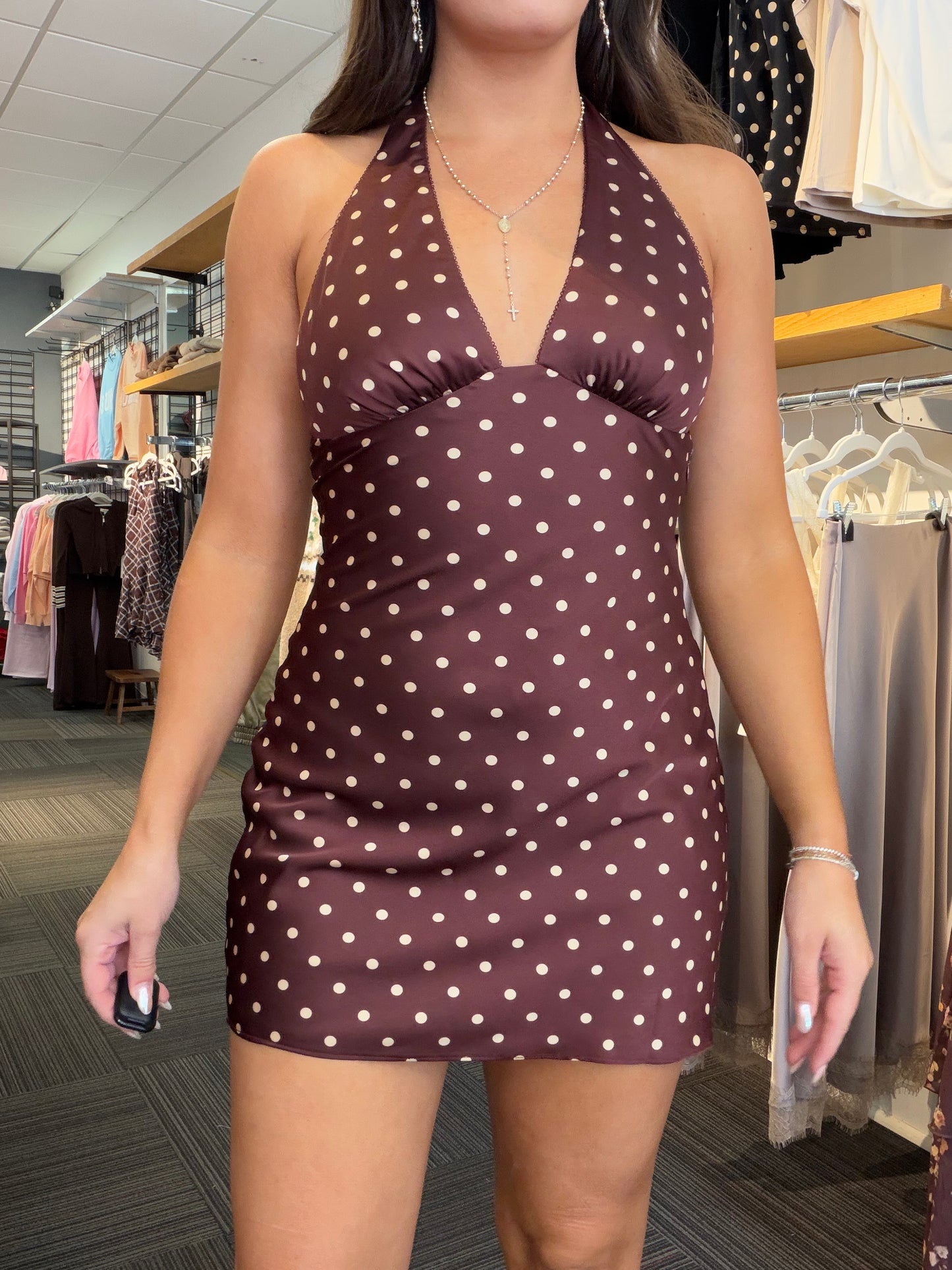 See You Out Polka Dot Dress