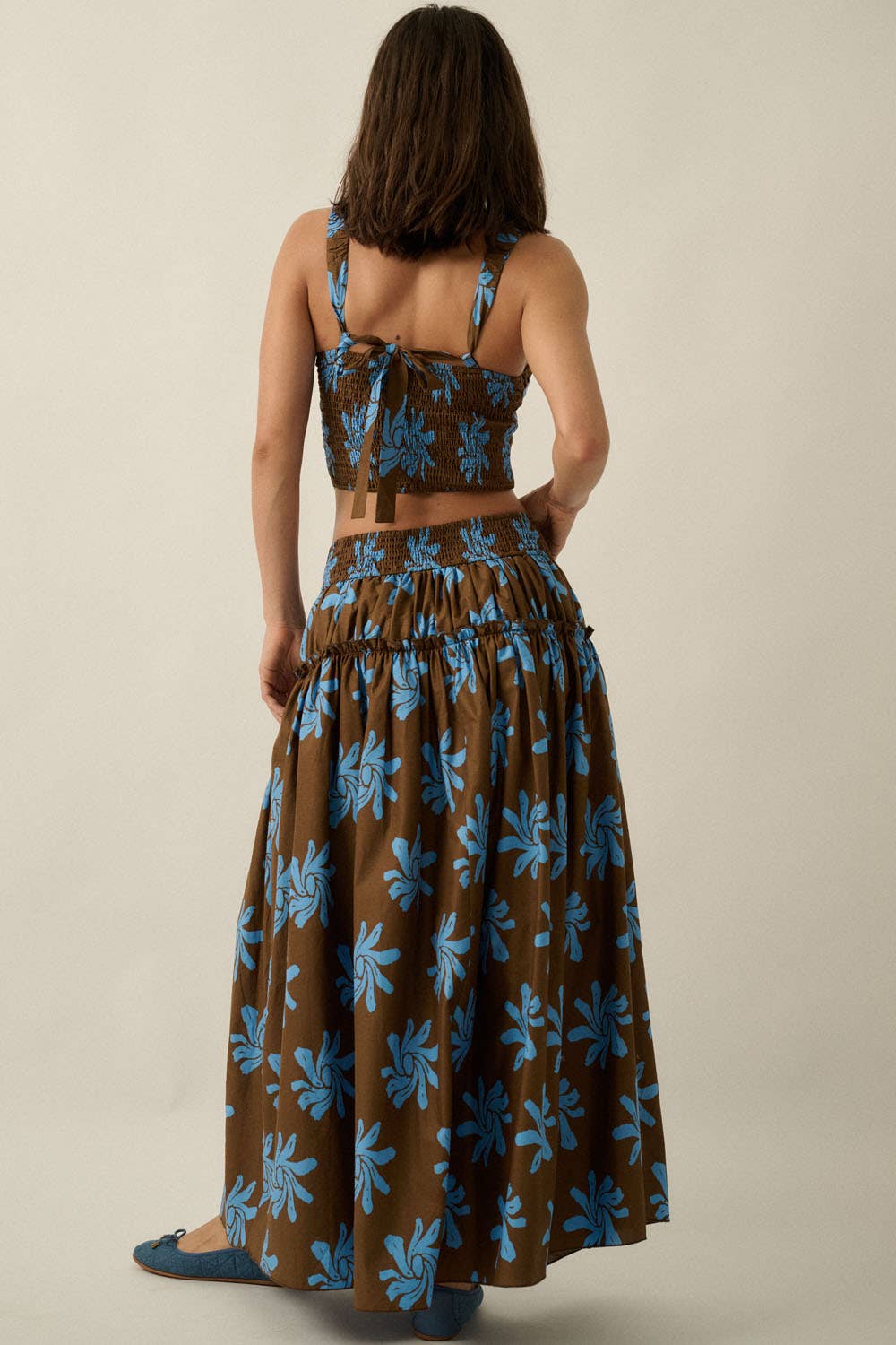 Azure Bloom Skirt
