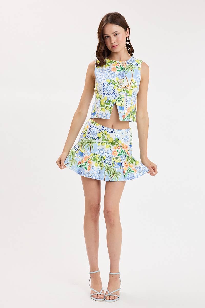 Amalfi Vest & Skort Set