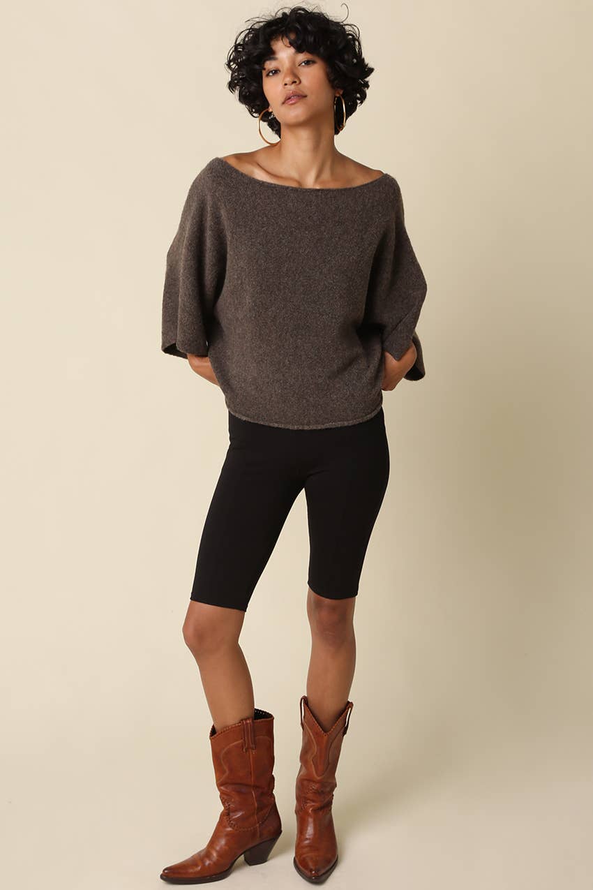 Andie One Shoulder Knit Top