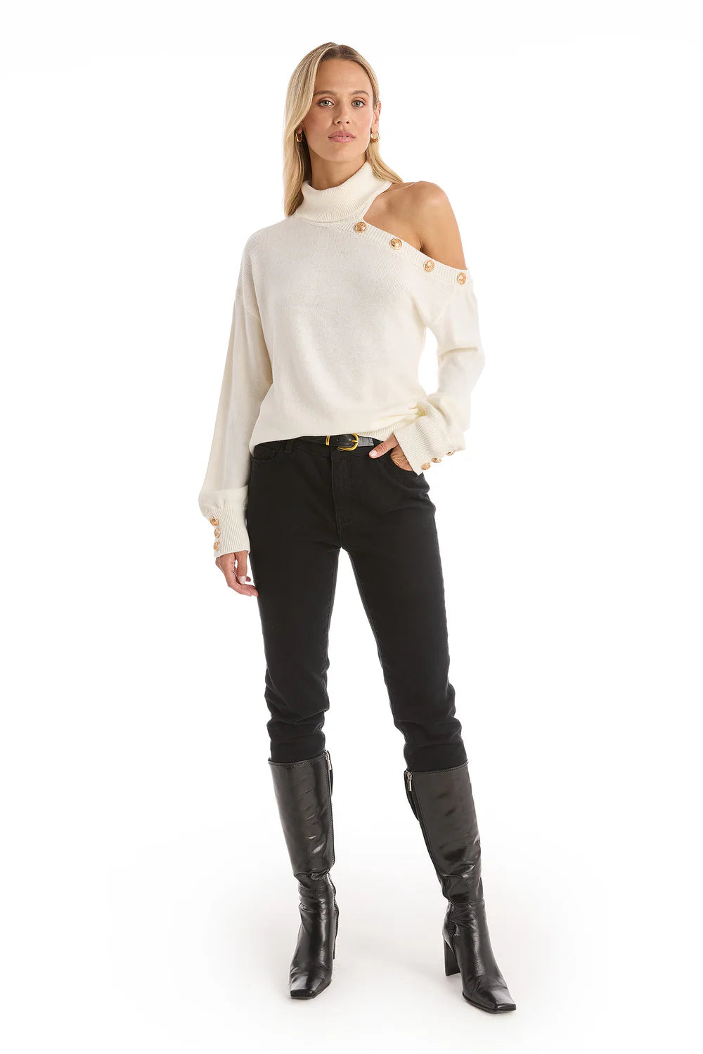 Bridgette Sweater with Cutout