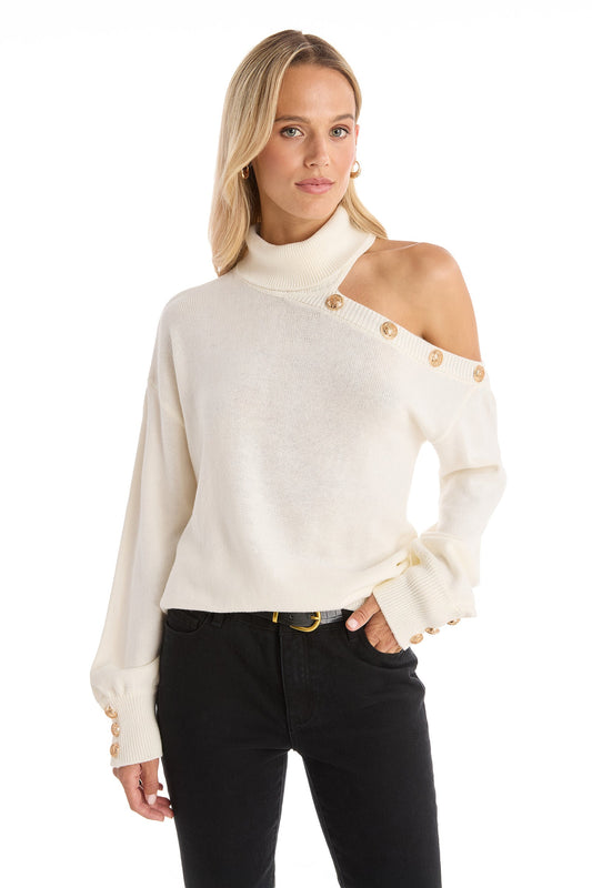 Bridgette Sweater with Cutout