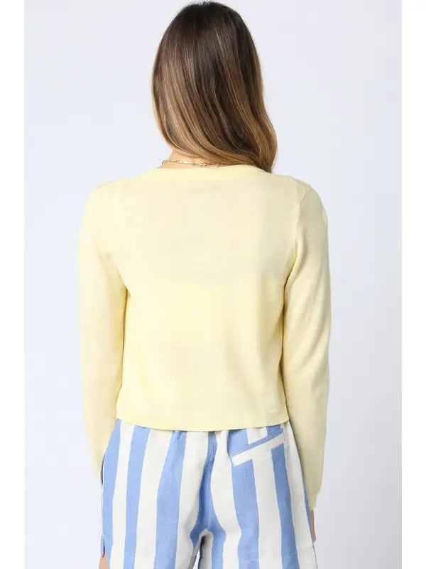Gianna Cardigan in Sunshine