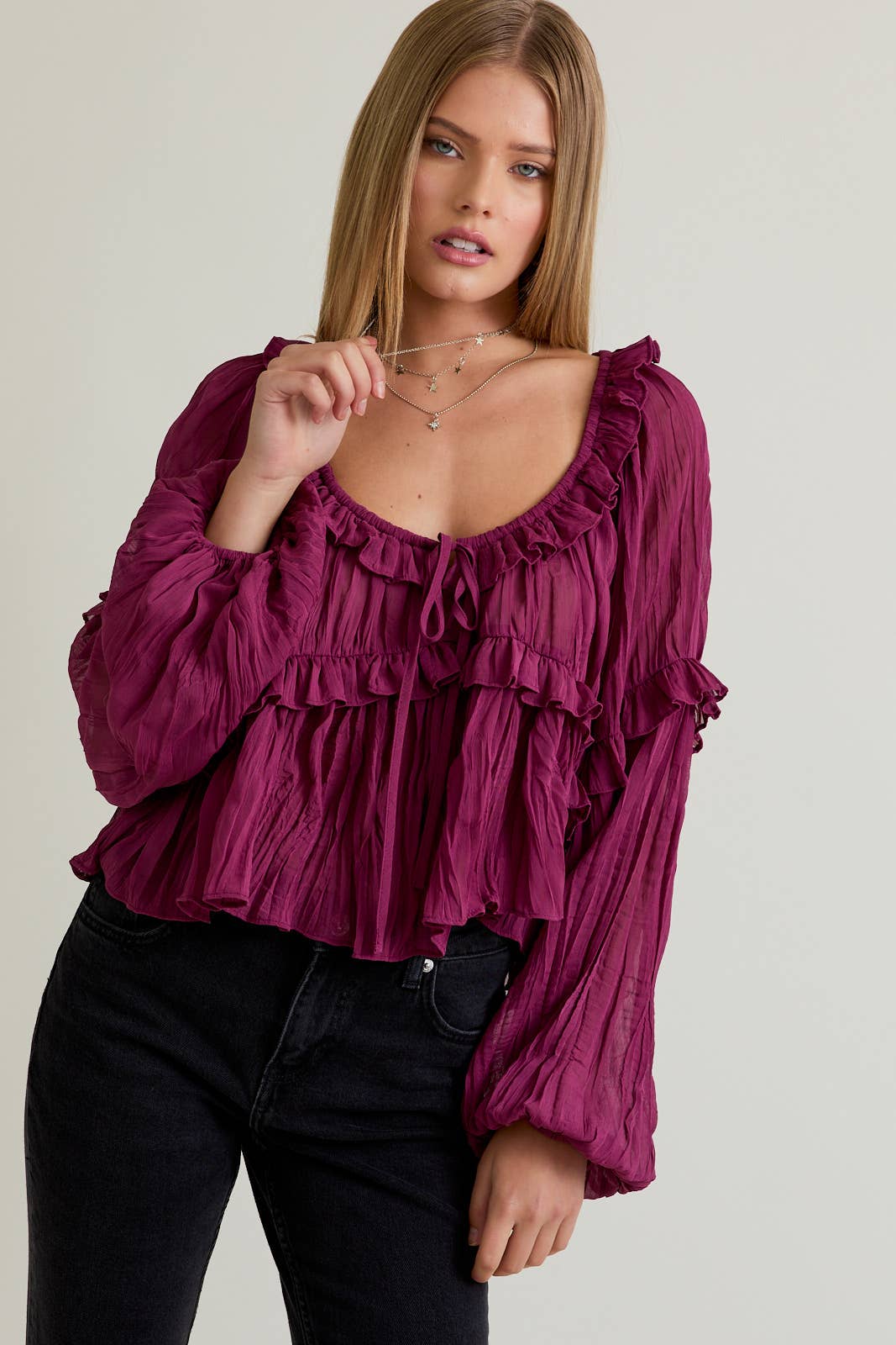 Ruffle Blouse