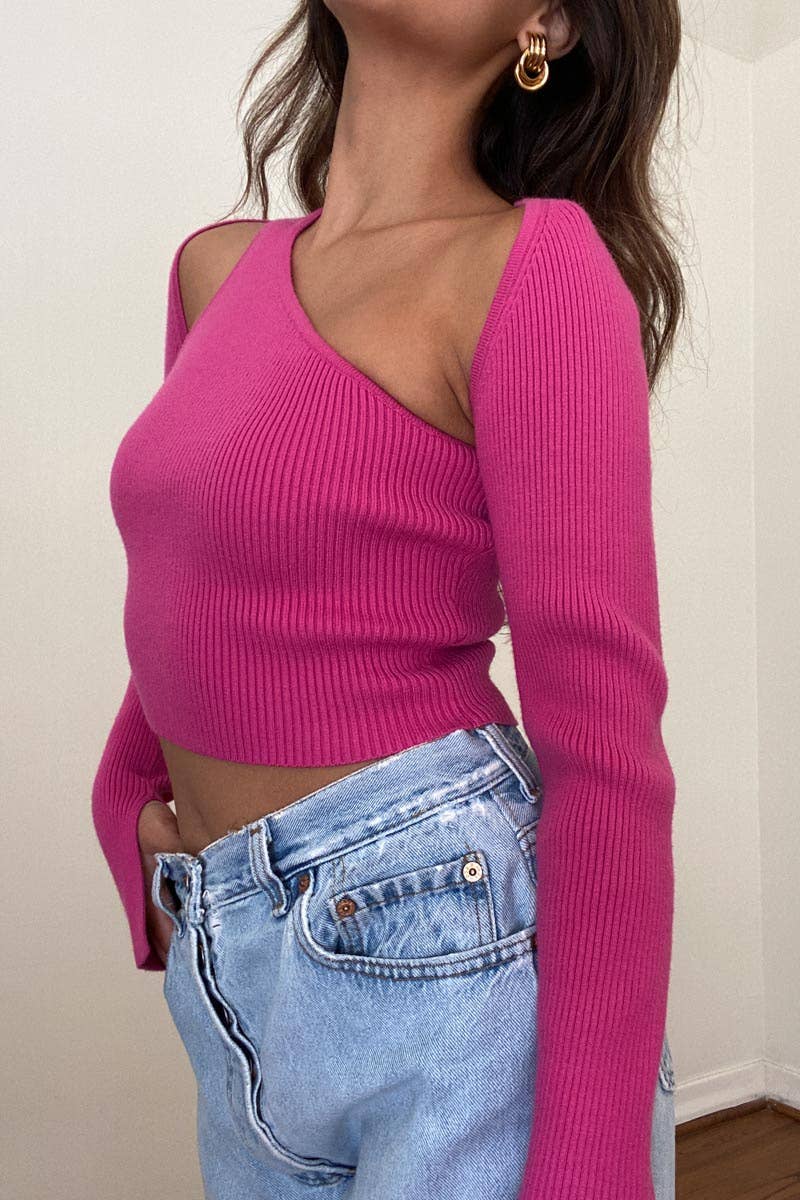 Pink Bolero Top