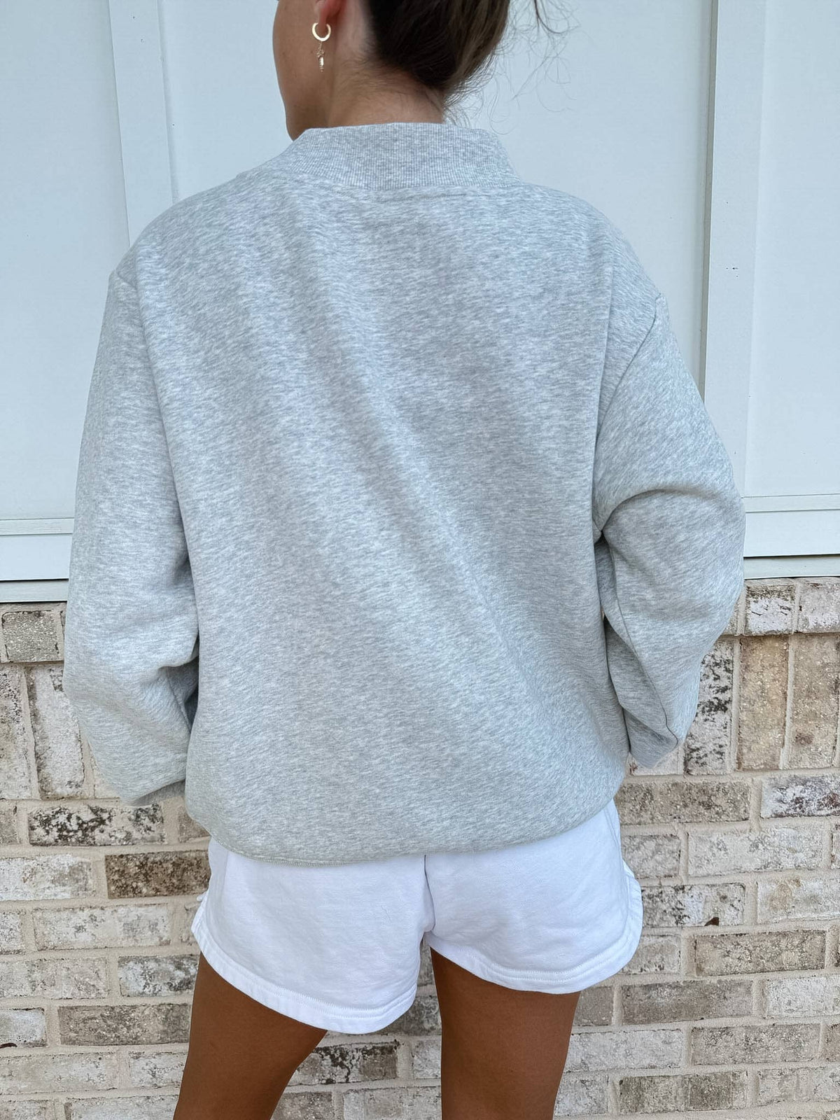 Preston Striped Mockneck Sweatshirt
