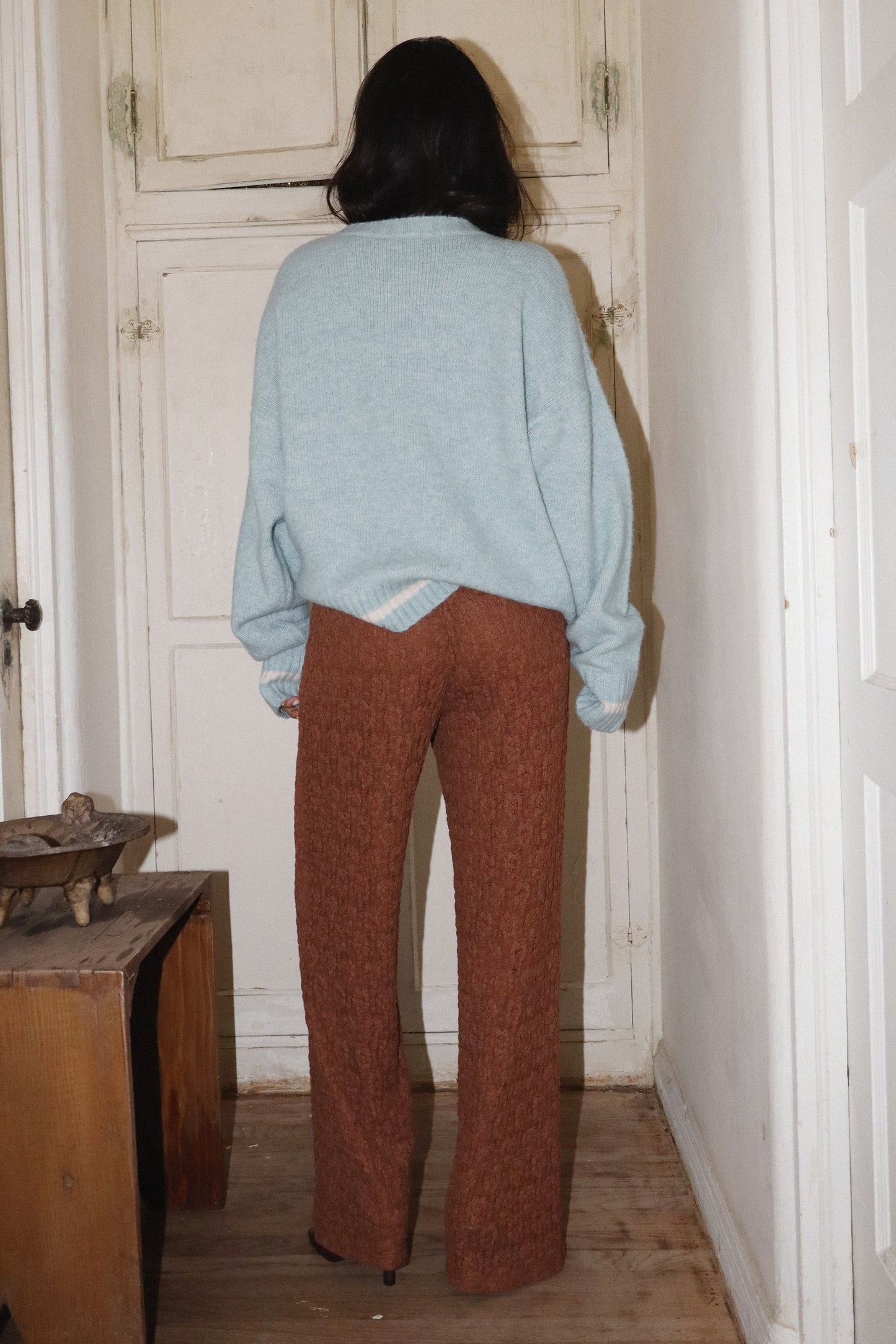 Light Blue Apres Sweater