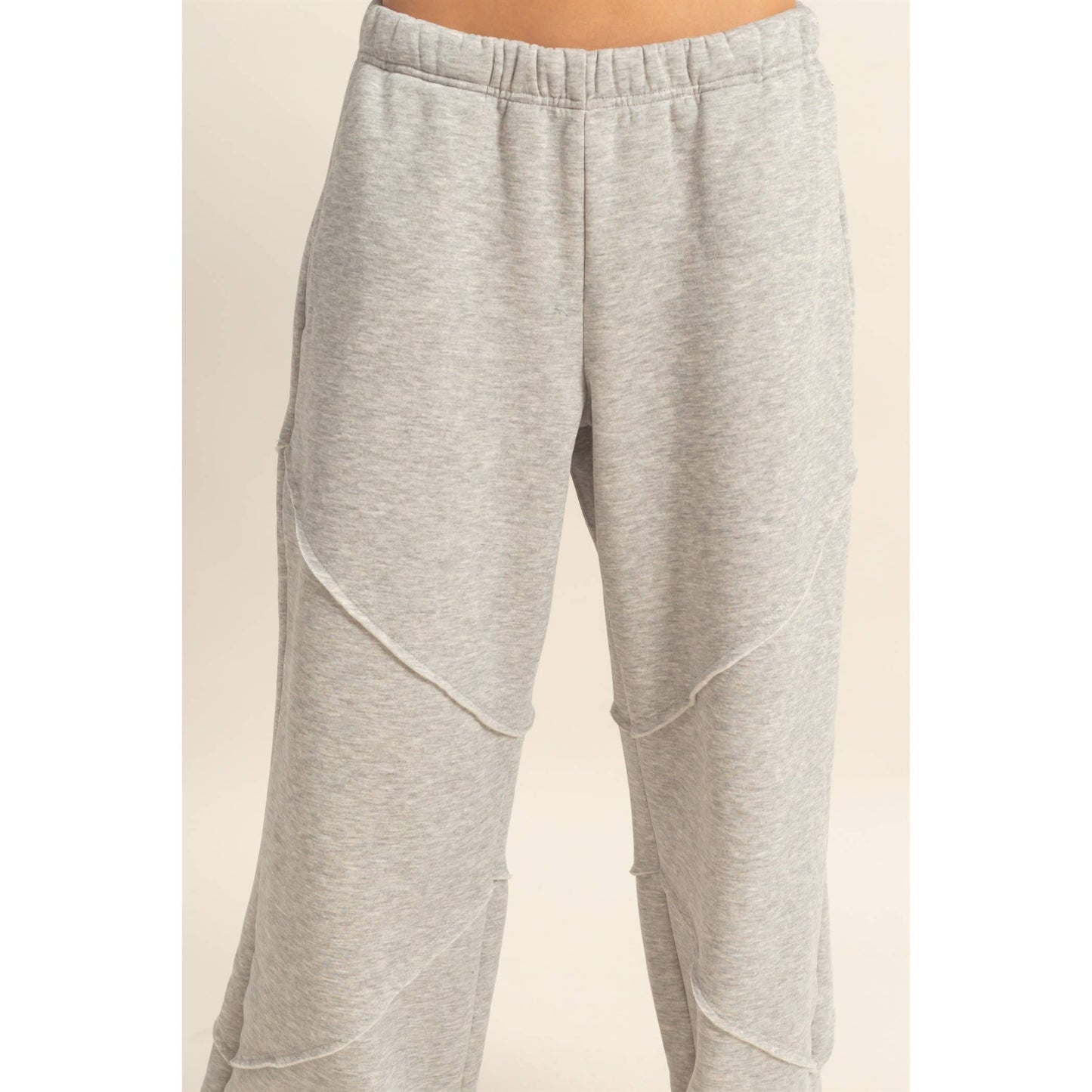 Relaxed-Fit Jogger Pants With Pocket Detail Grey