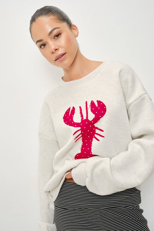 Anika Lobster Patch Sweatshirt