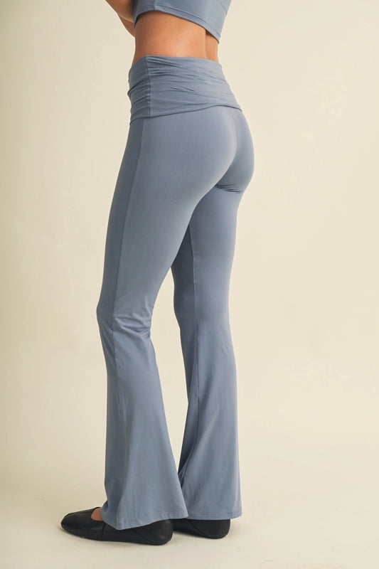 Off Duty Foldover Flare Pants