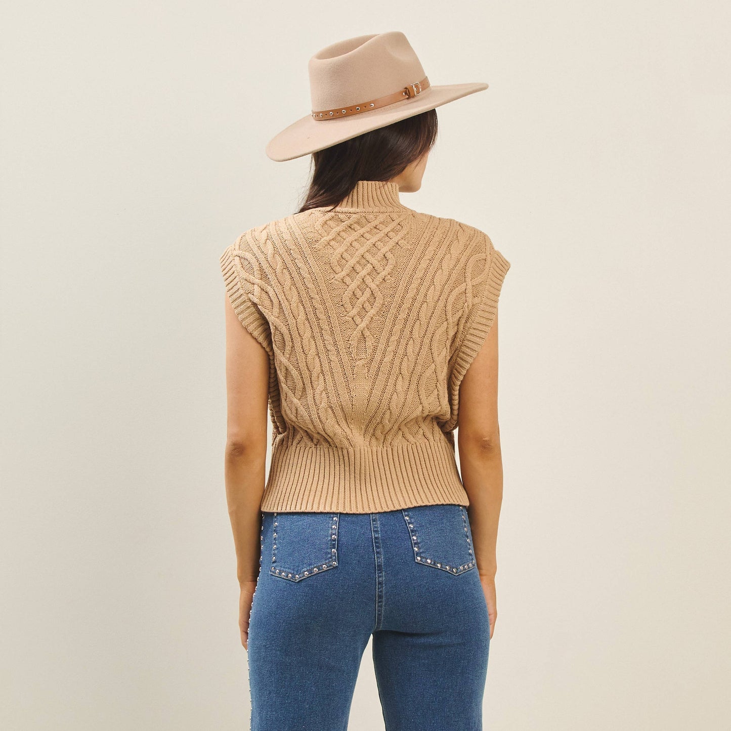 Navy Button Sweater Vest