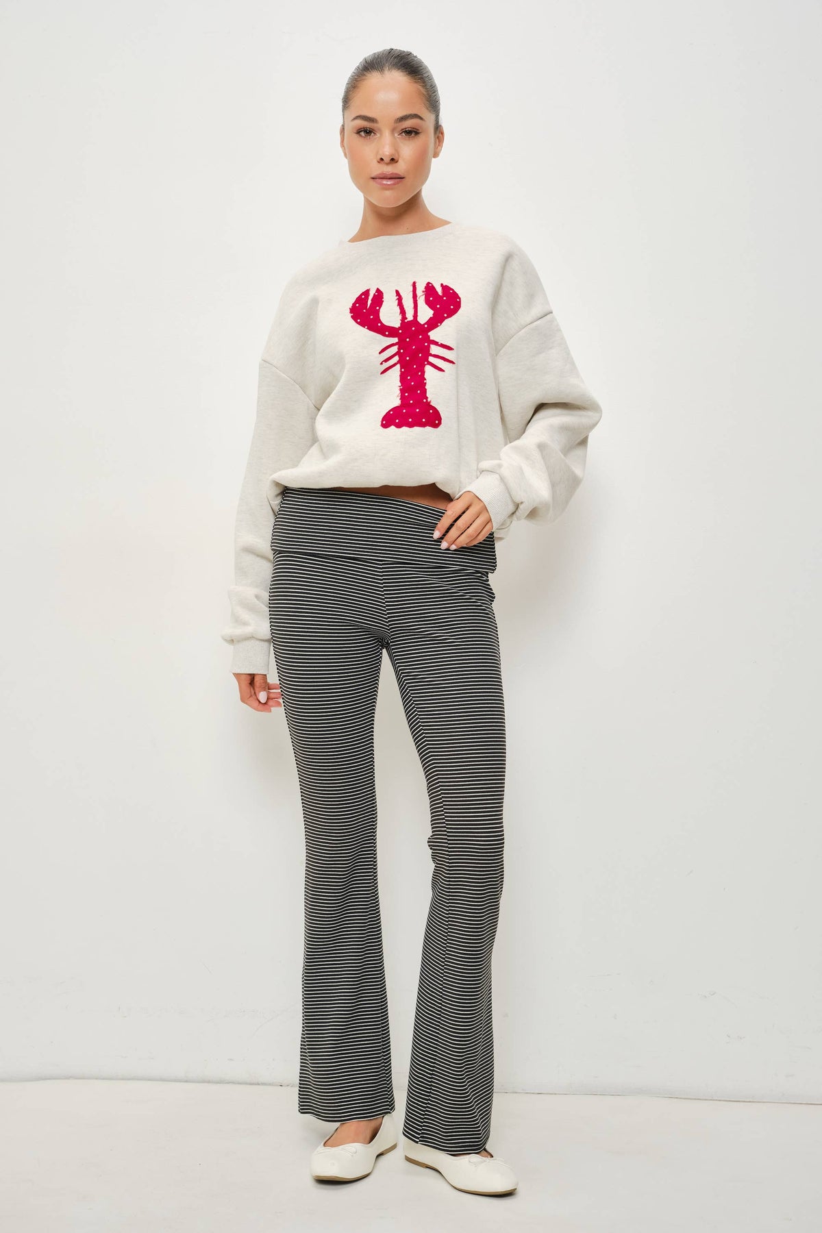 Anika Lobster Patch Sweatshirt