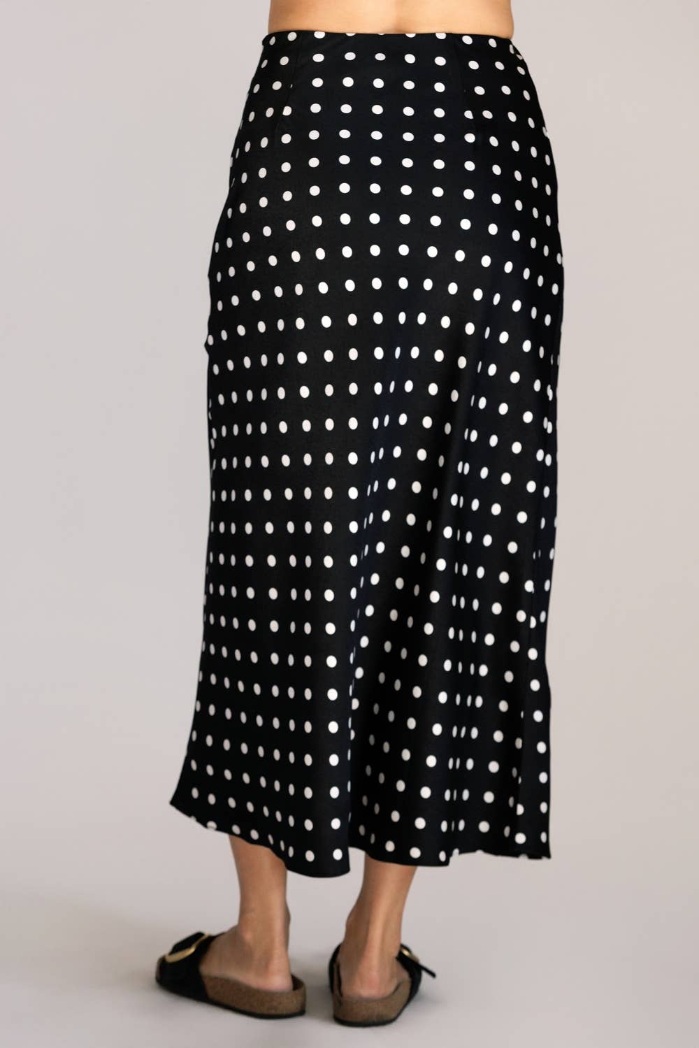Parisian Polka Dot Maxi Skirt
