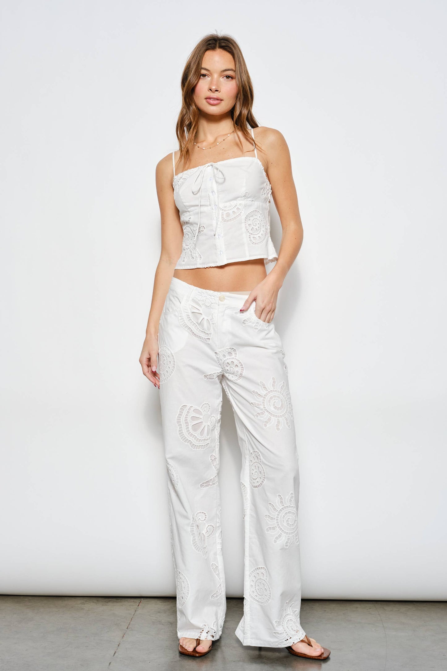 Halley Eyelet Top