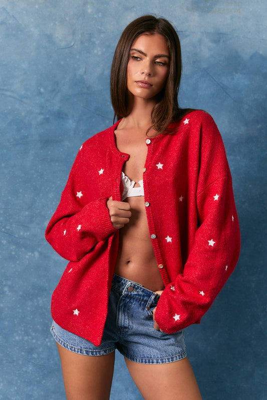 Red Star Cardigan