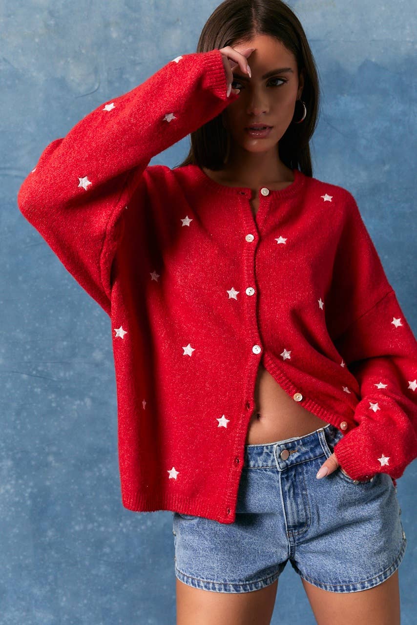 Red Star Cardigan