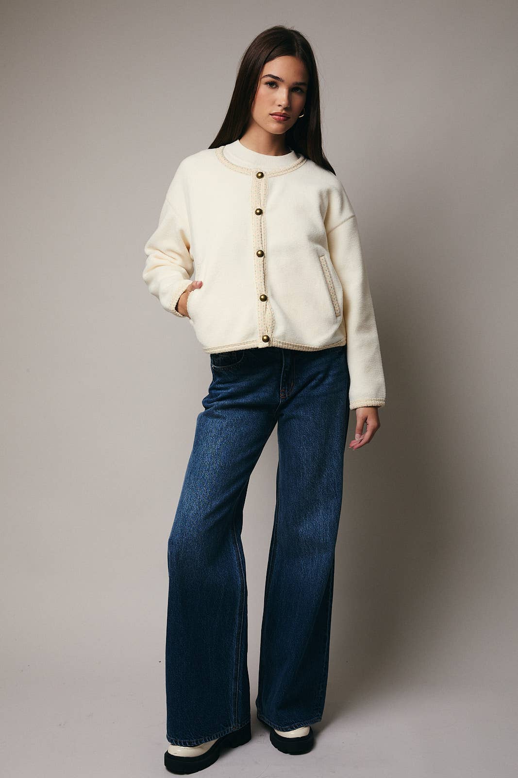 Vivienne Cream Fleece