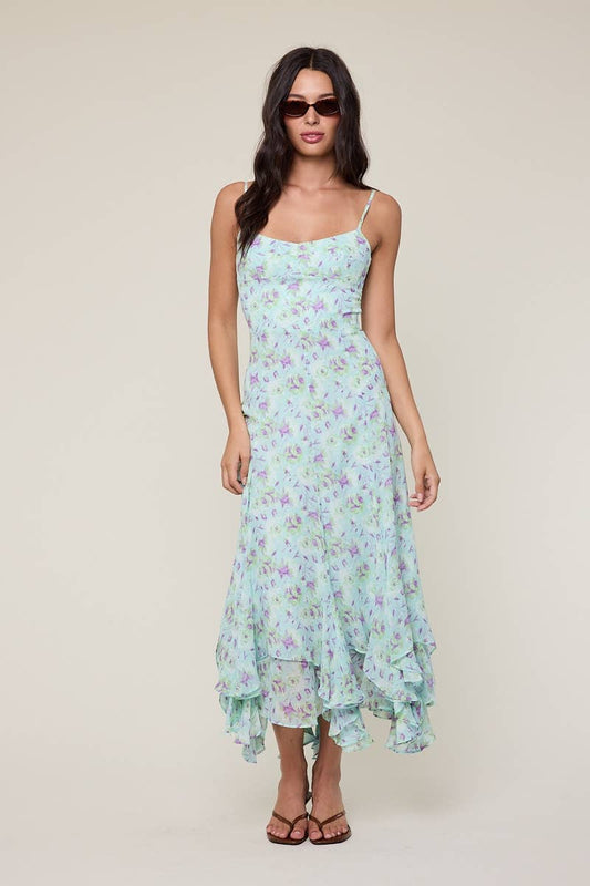 Mint Watercolor Dress