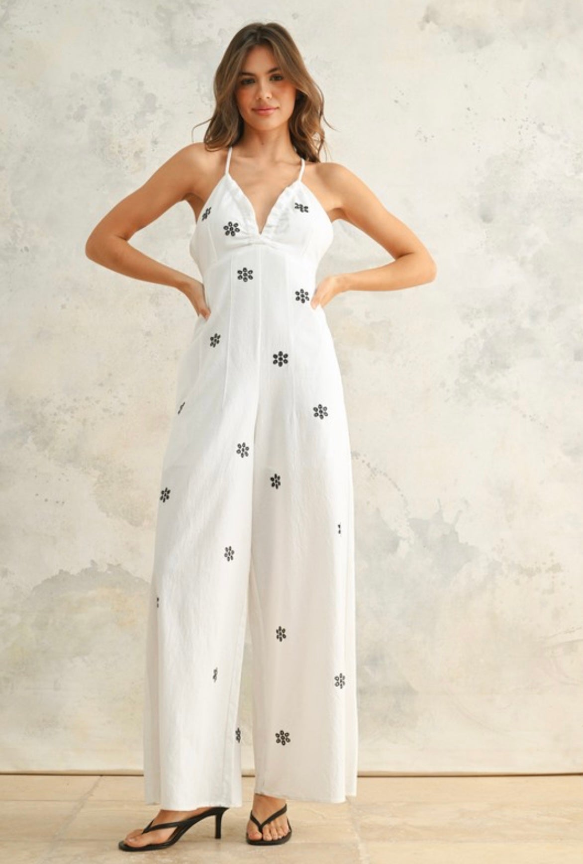 Embroidered Jumpsuit