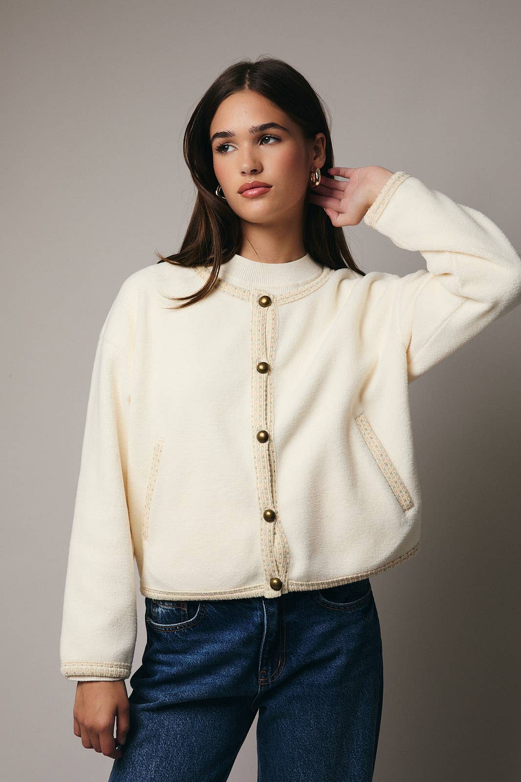 Vivienne Cream Fleece