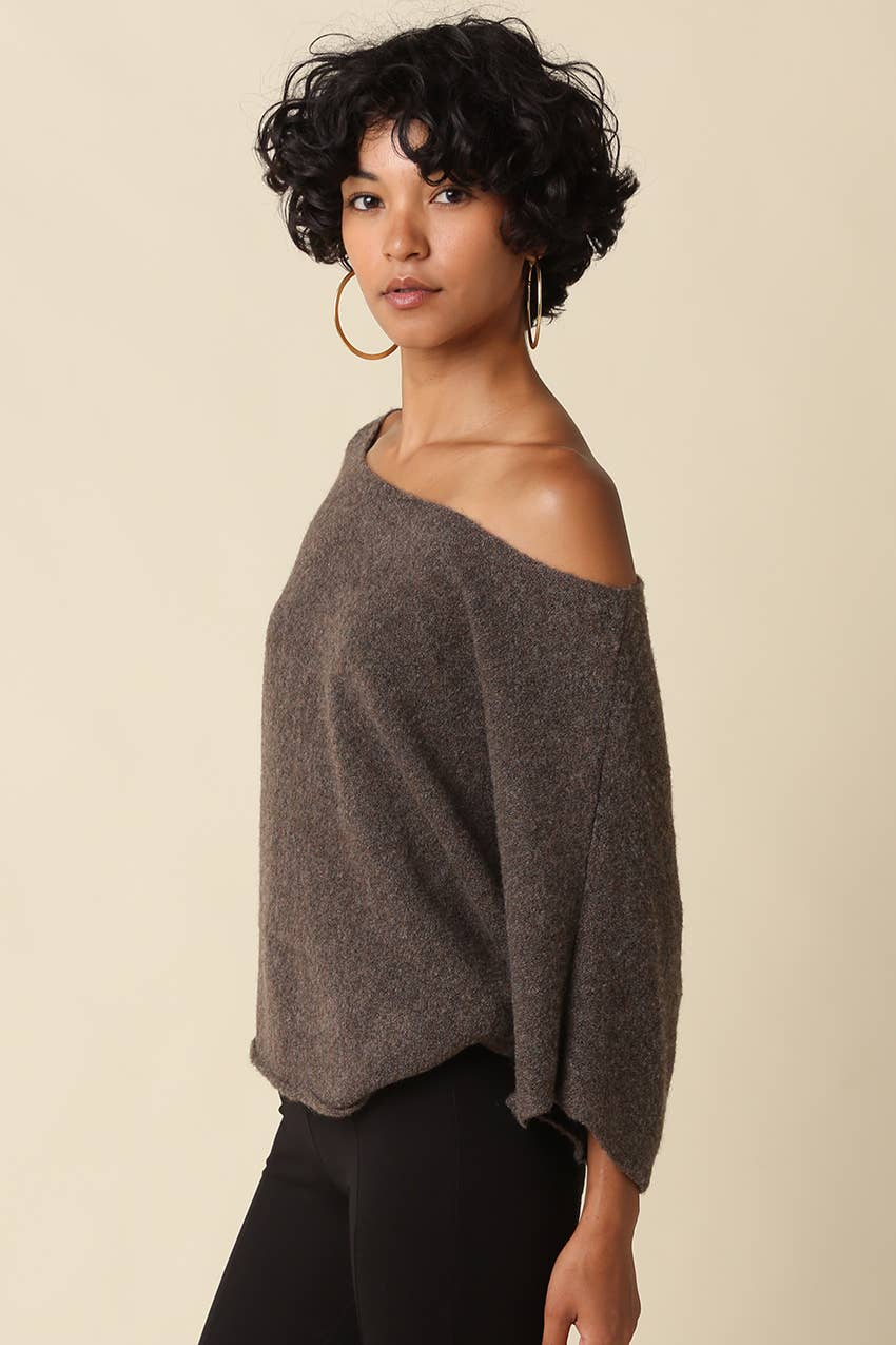 Andie One Shoulder Knit Top