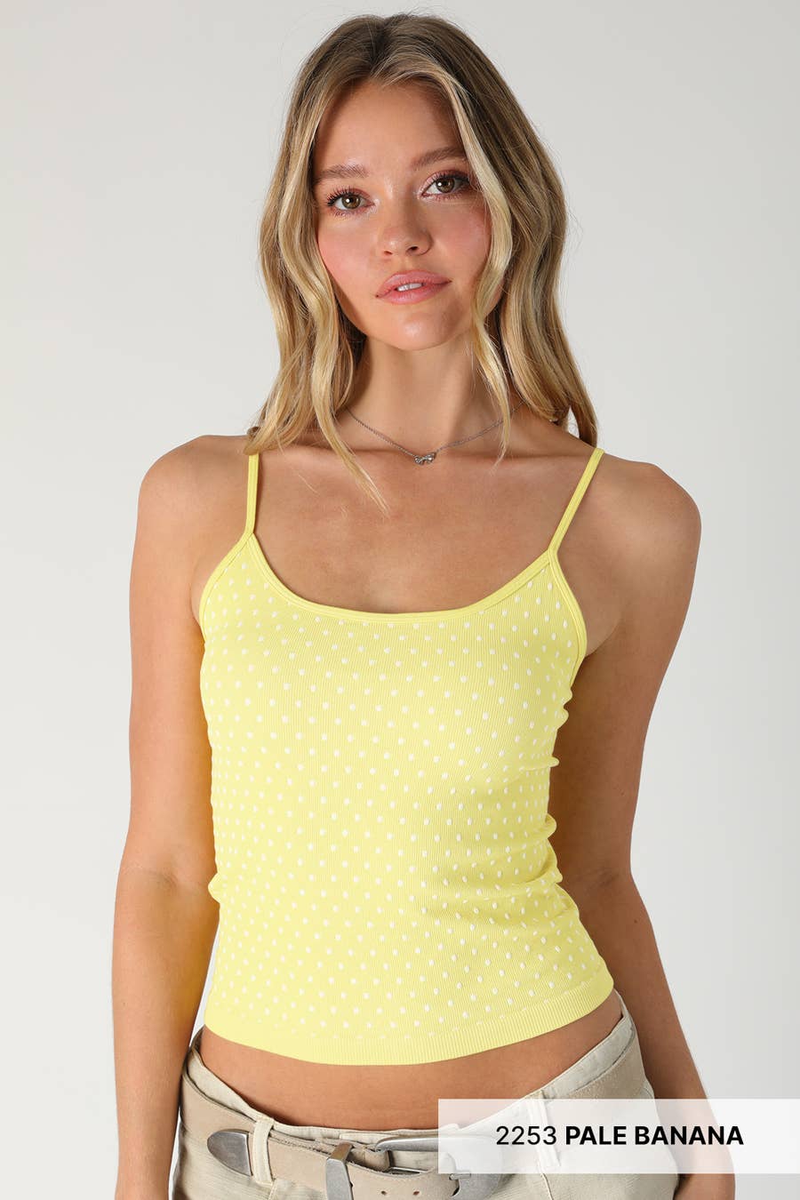 Banana Polka Dot Top