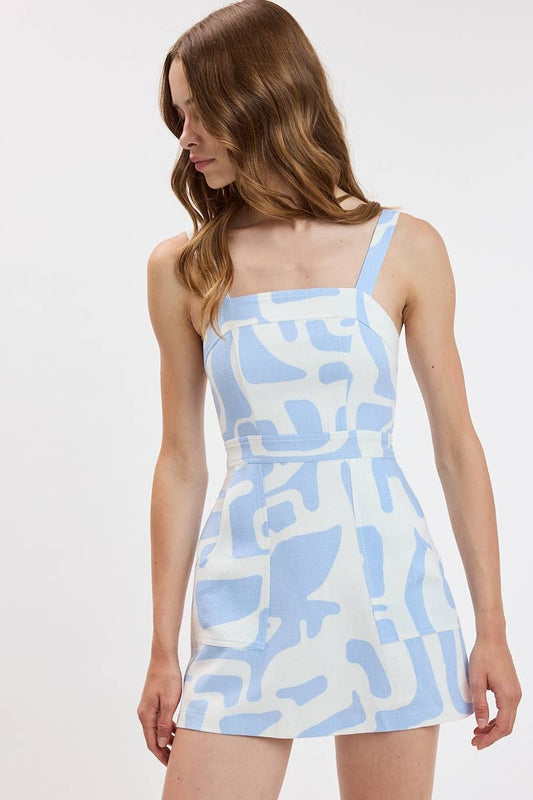 Blue Horizon Mini Dress