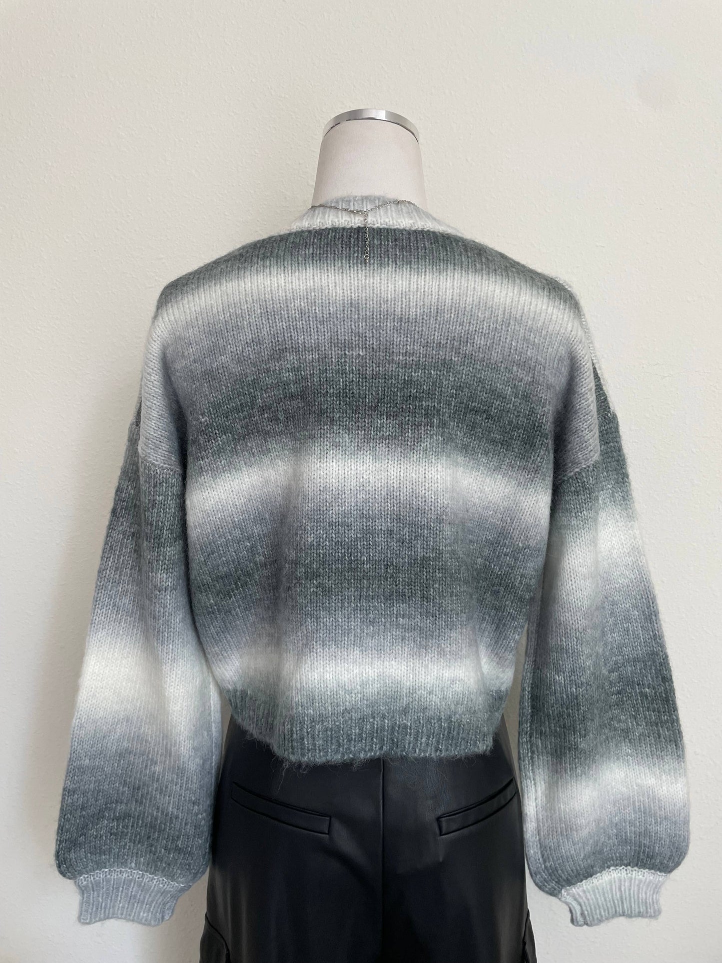 Cropped Ombre Sweater