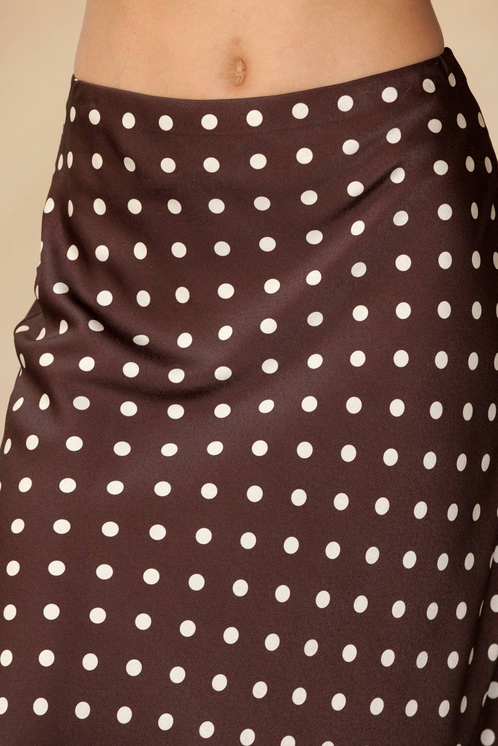 Brown Parisian Polka Dot Skirt