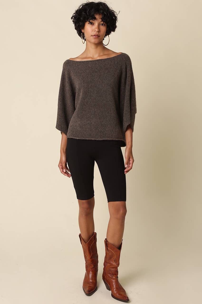 Andie One Shoulder Knit Top