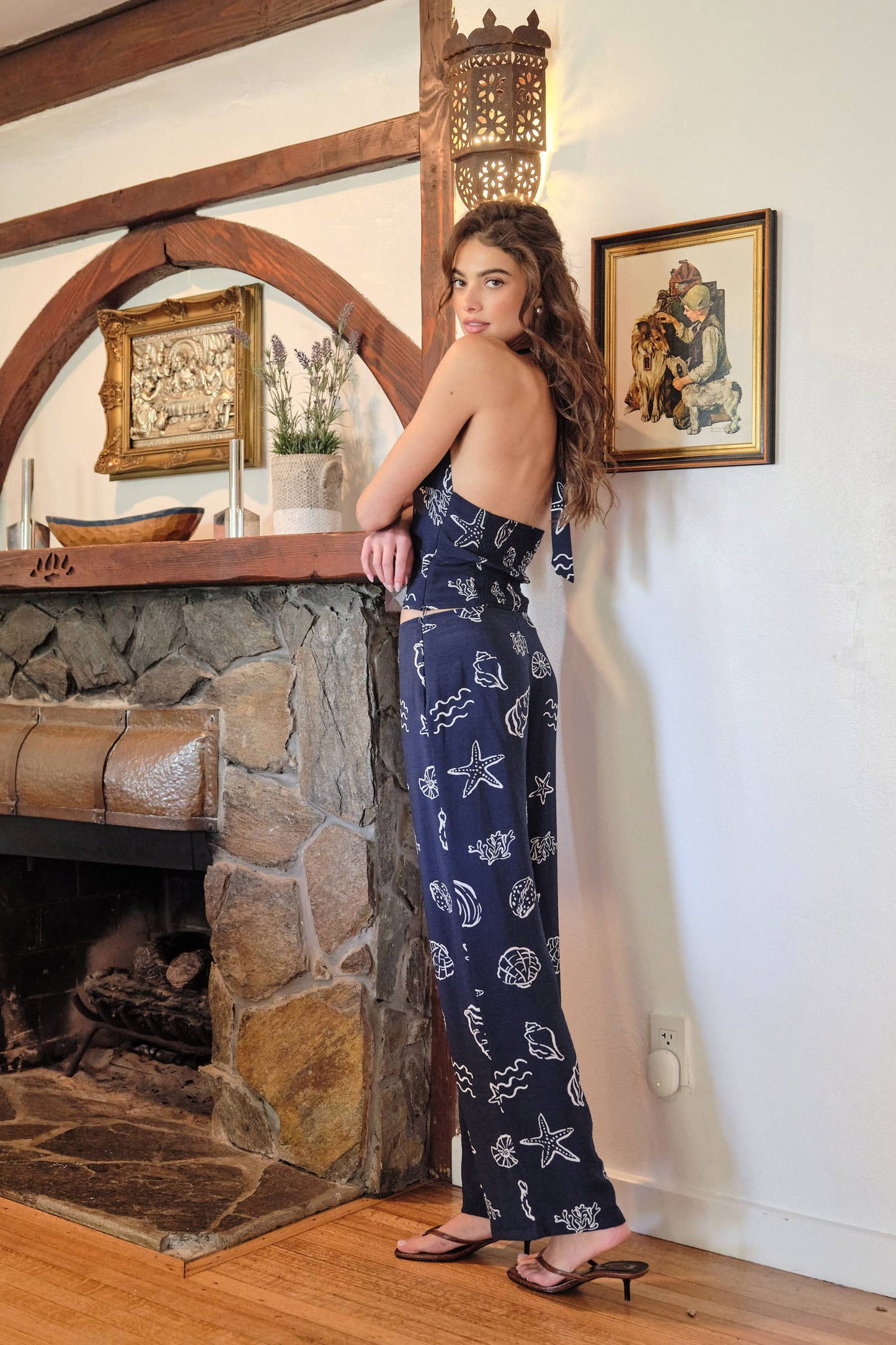 Sammy Shell Print Pants