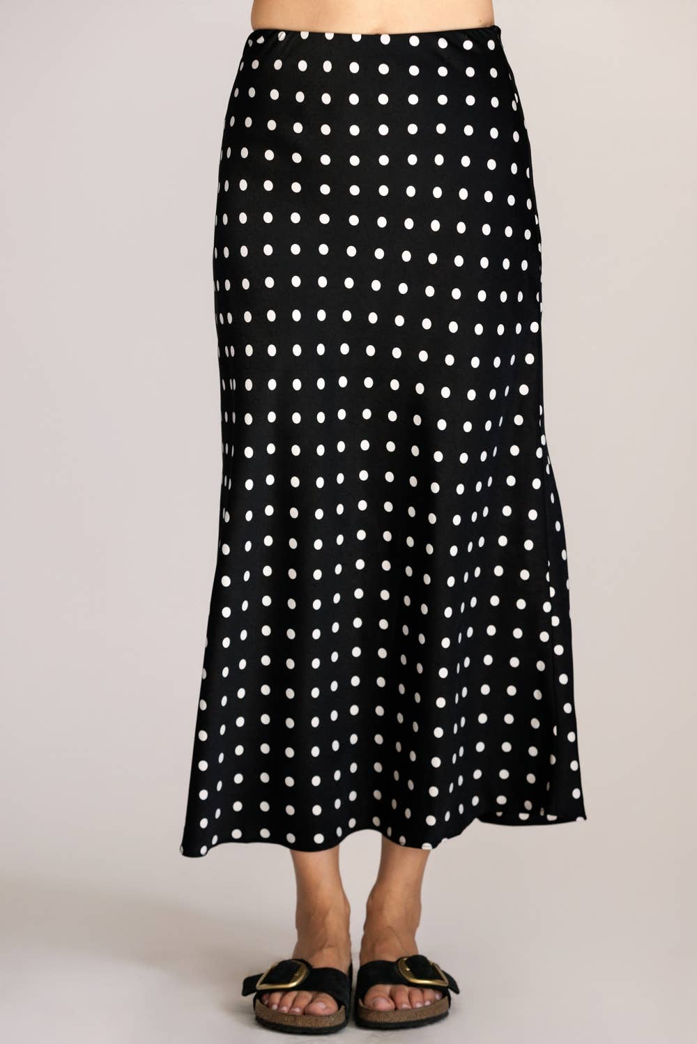 Parisian Polka Dot Maxi Skirt