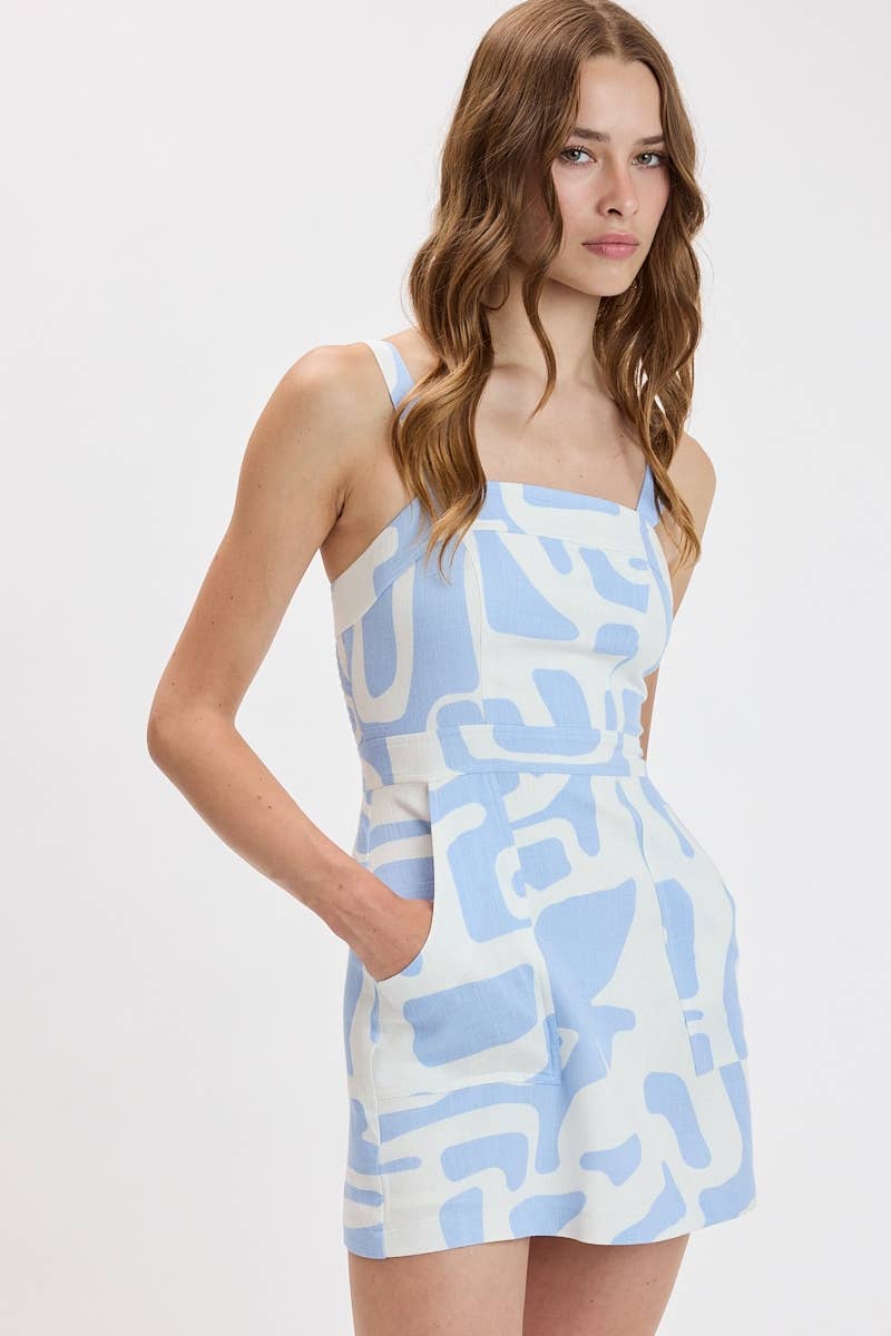 Blue Horizon Mini Dress