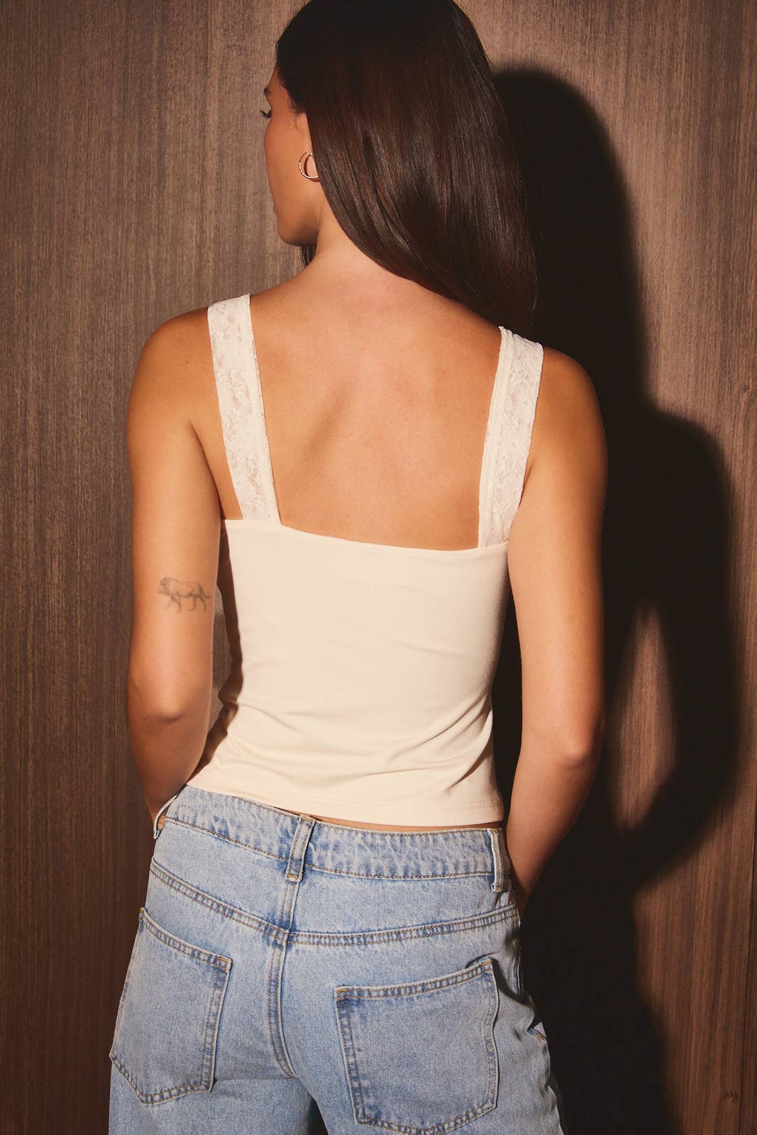 Frankie Top in Ivory