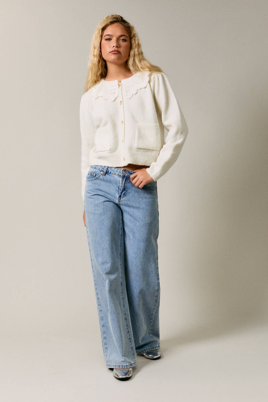 Colette Lace Collar Cardigan