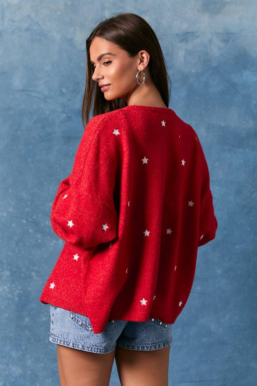 Red Star Cardigan