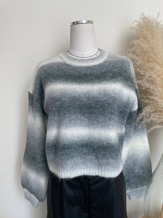 Cropped Ombre Sweater