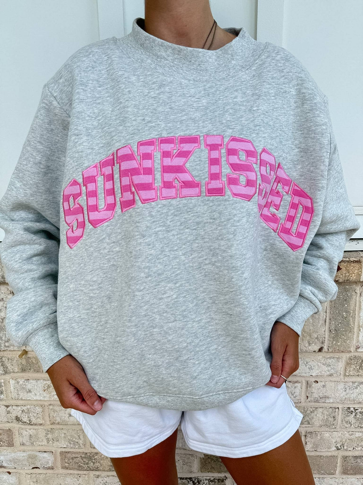 Preston Striped Mockneck Sweatshirt
