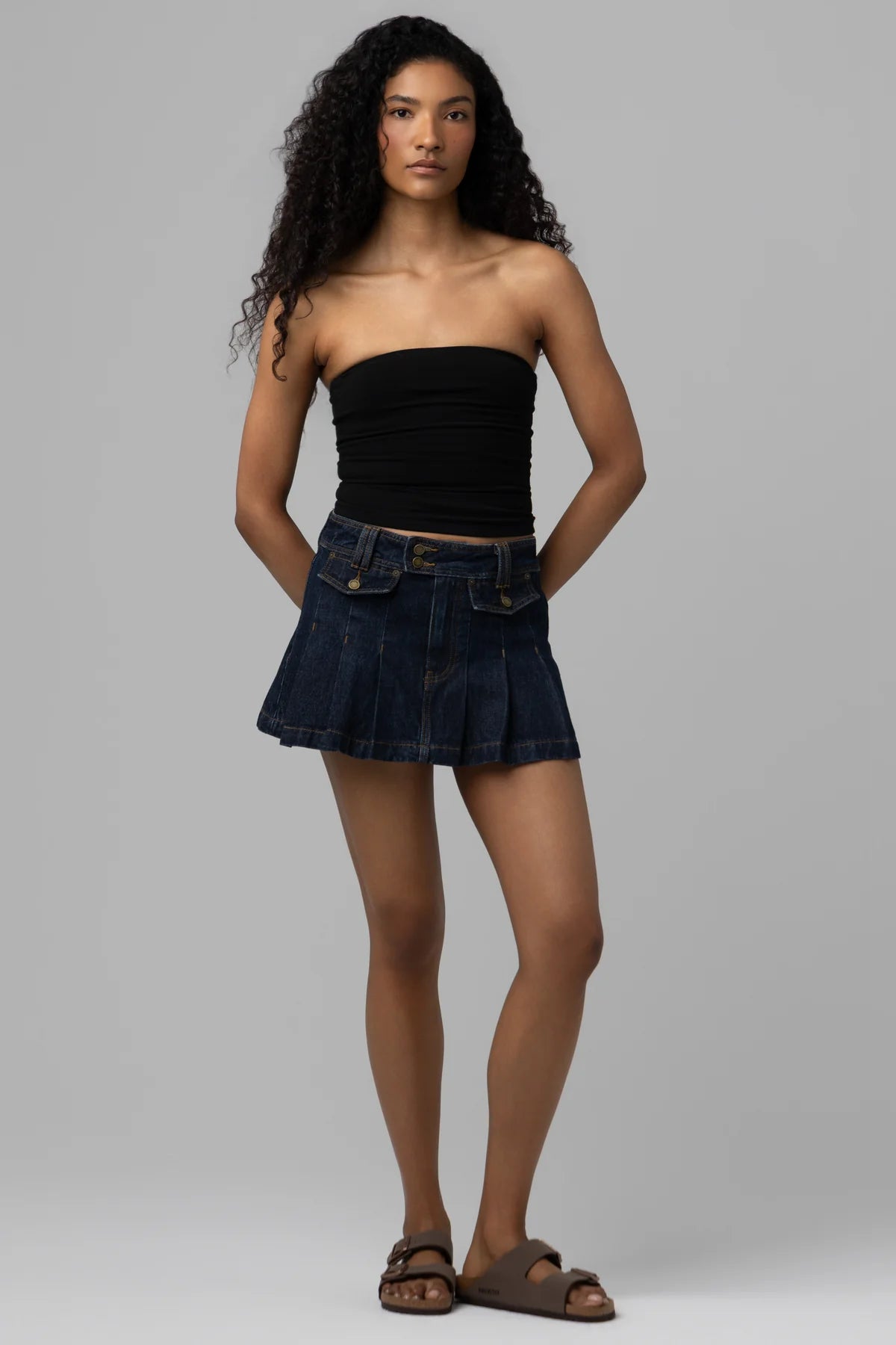 Out & About Denim Skirt