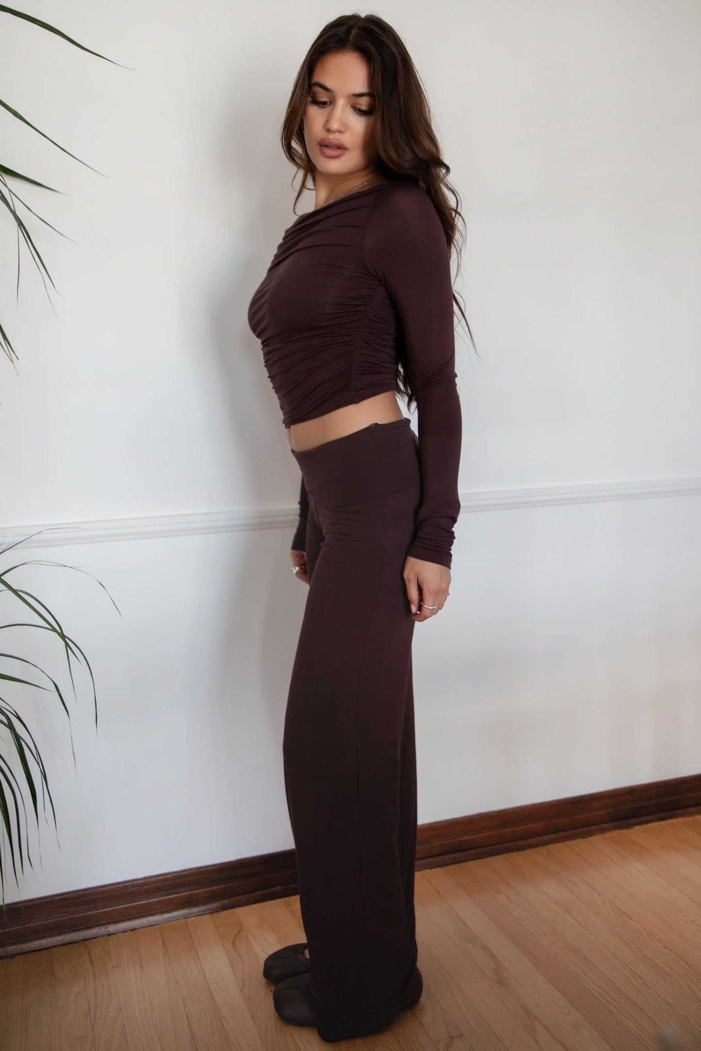 Sora Lounge Pants in Chocolate