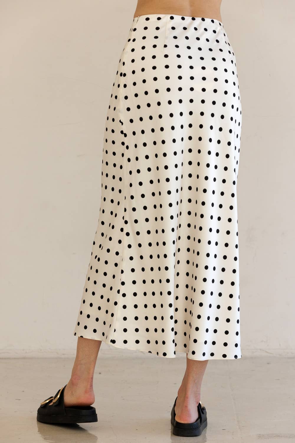 Parisian Polka Dot Maxi Skirt